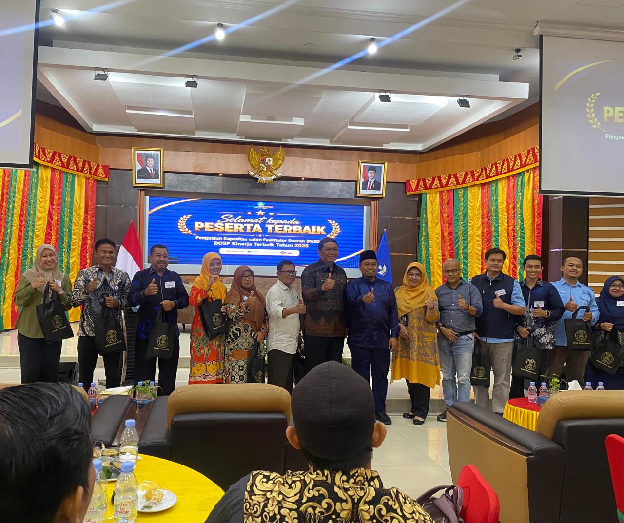 Dua Pengawas Sekolah Inhil Ukir Prestasi di Pelatihan Fasda Boskin BPMP Riau