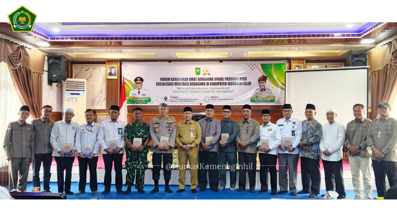 Realisasikan Program 2026, FKUB Riau Gelar Sosialisasi Moderasi Beragama di Indragiri Hilir